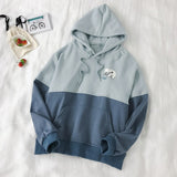 Women's Casual Animal Pattern Hooded Oversized Sweatshirt