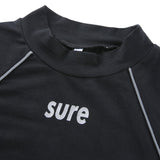 Women's "Sure" Cropped Reflective Stripe Crop Top