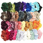 40 Pcs Velvet Scrunchie