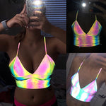 Trendy Chrome Women's Crop Top