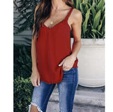 Women Blouse V-Neck Top