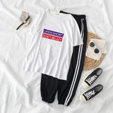 Women's Cartoon T shirt + Sweat Pants