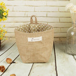 Cotton And Linen Storage Basket