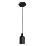 Retro Geometric Black LED Iron Home Decor Pendant Lights