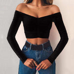 Women Casual Off Shoulder Tank Top