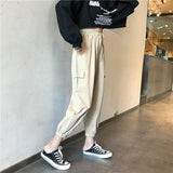 Casual Streetwear Women's Big Pocket Pants