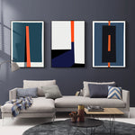 Modern Abstract Geometric Print Canvas Painting