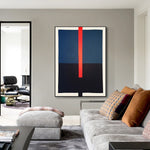 Modern Abstract Geometric Print Canvas Painting