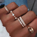 Women's Multi-piece Women Finger Ring Jewelry Sets