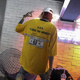 Men's Streetstyle US Dollar Reflective T-shirt