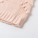 Women's Pink Casual Knitted Sweater