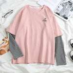 Women's Long Sleeve Casual Streetwear T-shirt