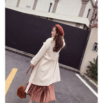 Women's Mid-Long Casual Wook Coat