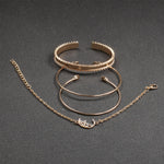 Golden Bracelets & Bangles For Women