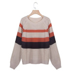 Women's Knitted Long Sleeve Sweater