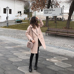 Women's Casual Streetwear Wool Coat