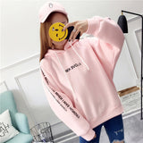 Women Thick Loose Casual Hooded Sweatshirt