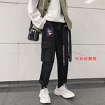 Women's Streetwear Cargo Elastic Pants