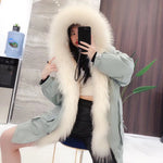 Women's Real Fur Winter Coat