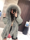 Women's Real Fur Winter Coat