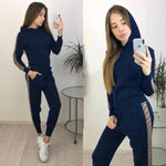 Women's Two Piece Tracksuit Set