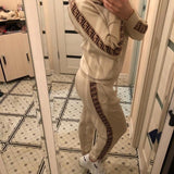 Women's Two Piece Tracksuit Set