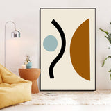 Abstract Geometric Graphic Canvas Wall Art Painting