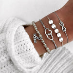 Boho Rose Map Bracelets & Bangles for Women