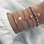 Boho Rose Map Bracelets & Bangles for Women