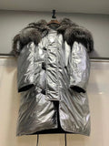 Women's Real Thick Outerwear Fur Coat For Winter