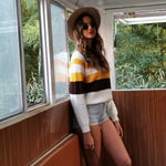 Women's Knitted Long Sleeve Sweater