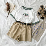 Women's Sets Summer new women's short-sleeved t-shirt + casual shorts