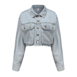 Women's Casual Denim Jacket For Outerwear