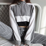 Women's Casual Short Cropped Sweatshirt