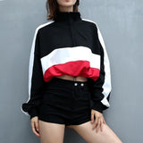 Women's Casual Short Cropped Sweatshirt