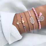 5 Pcs/ Set Chain Bracelet