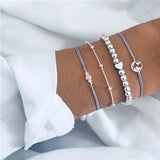 5 Pcs/ Set Chain Bracelet