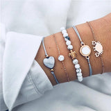 5 Pcs/ Set Chain Bracelet