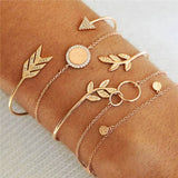 5 Pcs/ Set Chain Bracelet