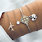 5 Pcs/ Set Chain Bracelet