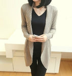 Long Sleeve Knitted Sweater Cardigan