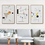 Modern Abstract Geometry Wall Art Canvas Painting