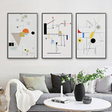 Modern Abstract Geometry Wall Art Canvas Painting