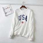 Women's USA Long Sleeve Hoodie