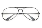 Metal Clear Lens Glasses