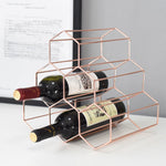 Creative Geometric Wine Rack