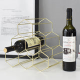 Creative Geometric Wine Rack