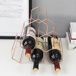 Creative Geometric Wine Rack