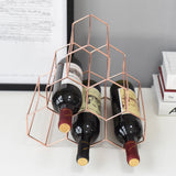 Creative Geometric Wine Rack