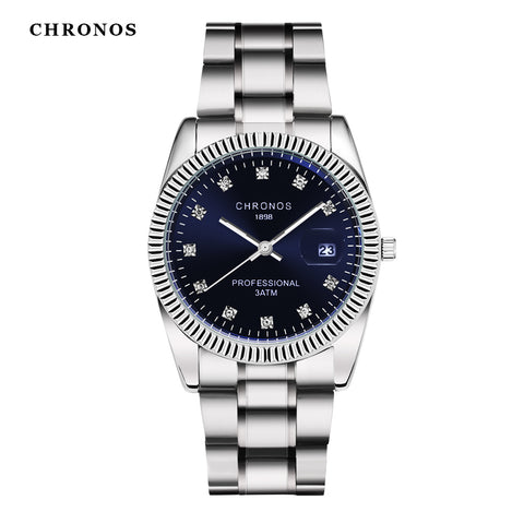 Men Stainless Steel Quartz Watch